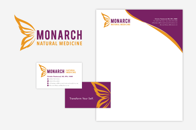 Monarch Natural Medicine - Identity system